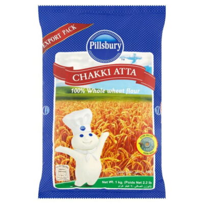 PILLSBURY CHAKKI ATTA- wholemeal wheat flour 2 kg